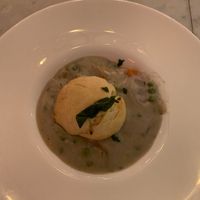 Chicken pot pie at P.S. Kitchen in New York City