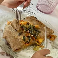 Crep de verduretes at El Secret in Falset