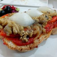 torrada de escalivada at El Secret in Falset