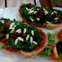 torrada de espinacas y piñones at El Secret in Falset