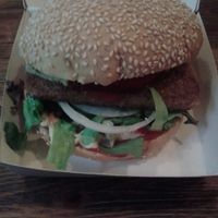 Tofu burger at Kreuzburger - Oranienstr in Berlin