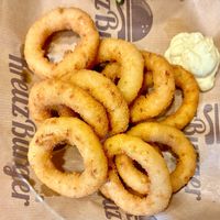 Onion rings at Kreuzburger - Oranienstr in Berlin