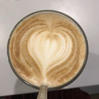 Latte with soy milk  at Milch&Zucker in Berlin