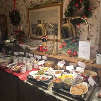 Vegan christmas buffet at Ulla Winbladh in Stockholm