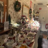 Vegan christmas buffet at Ulla Winbladh in Stockholm