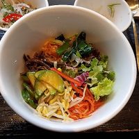vegetable bibimbap at Minari in Kyoto