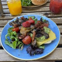 Vegan toast at Zenith in Porto