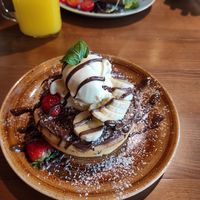 Pancakes Nutella at Zenith in Porto