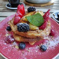 Vegane Pancakes at Zenith in Porto