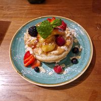 vegan pancakes at Zenith in Porto