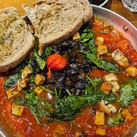 Shakshuka with bread included at Zenith in Porto