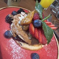 vegan pancakes   at Zenith in Porto