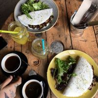 Vegan tapiocas at Zenith in Porto