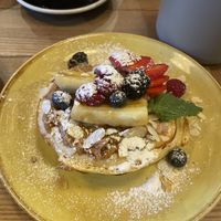 Vegan pancakes   at Zenith in Porto