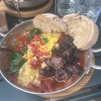 Shakshuka (with tofu and vegan cheese)  at Zenith in Porto