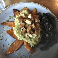 Sweet potato toastie at Zenith in Porto