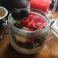 Homemade granola at Zenith in Porto