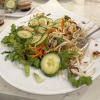 Lemongrass tofu noodle bowl   at Bamboozle Channelside in Tampa