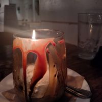 Birthday scoop! at Seabirds Kitchen in Long Beach