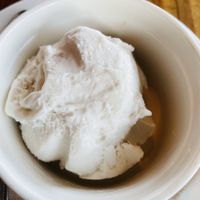 Coconut ice creamm  at Seabirds Kitchen in Long Beach