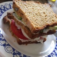 breakfast at Twins Cafe GF in Lima