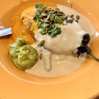 Chile en nogada  at Ed's Cantina & Grill in Estes Park