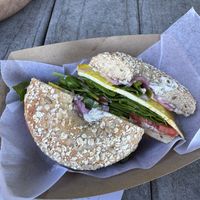 The vegan sunrise  at Ultra Coffeebar in Asheville