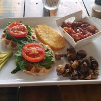 The big Vegan breakfast :)  at Red Brik caffe in Albury