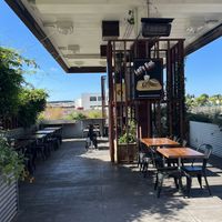 Outdoor seating   at Plant Power Fast Food - Encinitas in Encinitas