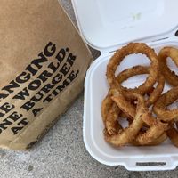 Onion rings  at Plant Power Fast Food - Encinitas in Encinitas
