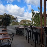 Outside at Plant Power Fast Food - Encinitas in Encinitas