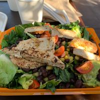 Grilled bbq chicken salad at Plant Power Fast Food - Encinitas in Encinitas