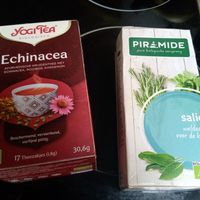 Yogi and Piramide teas at Mimint Bio Market in Arnhem