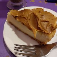 Cheesecake at Malvy's Shakes in Madrid