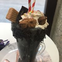 vegan freak shake! delicious at Malvy's Shakes in Madrid
