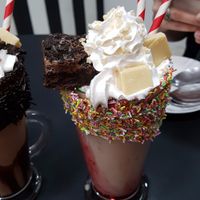 Milkshake at Malvy's Shakes in Madrid