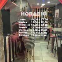 Door at Malvy's Shakes in Madrid