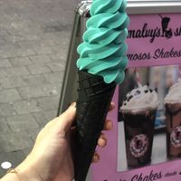 Ice cream Vegan banana  at Malvy's Shakes in Madrid