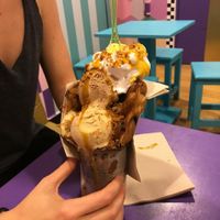 Vegan at Malvy's Shakes in Madrid