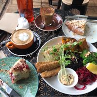 Get the almond croissant  at Gathered Kitchen in Glebe