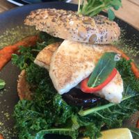 Valloumi stack at Gathered Kitchen in Glebe