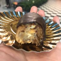 Snickers bite at Love It Raw in Bucharest