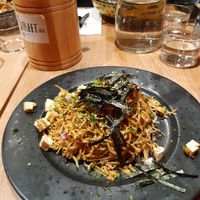 Noodles with tofu at Tokyo Street in Helsinki