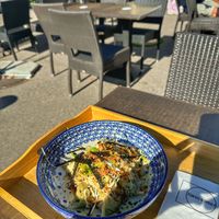 Vegan dumplings  at Tokyo Street in Helsinki