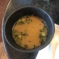 Miso soup at Tokyo Street in Helsinki