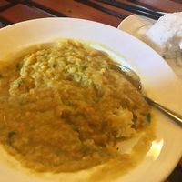 mung bean dahl-- thumbs up! at Easy Tiger Hostel - Jungle Bar in Phong Nha