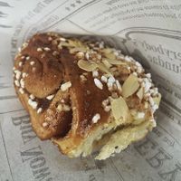 Cinnamon bun  at Regatta in Helsinki