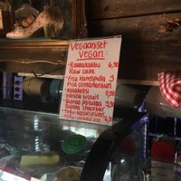 Vegan products. at Regatta in Helsinki