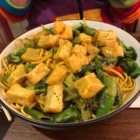 Tofu & veg coconut curry at Dr Noodles in Perth