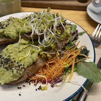 Avocado toast without the egg  at Shake Cafe - Del Corso in Florence